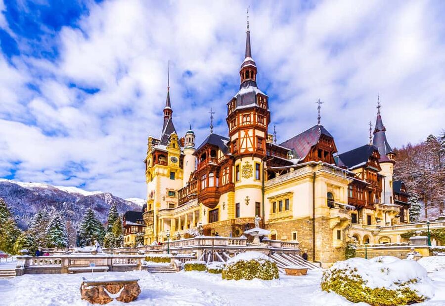 1-Day Minivan Tour 3 Castles: Peles, Wednesday & Dracula’s - Cantacuzino Castle and the world of Wednesday