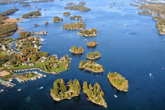 3-Hour 1000 Islands Cruise from Gananoque with views of Boldt Castle - The first views: bridges, channels, and island cottages