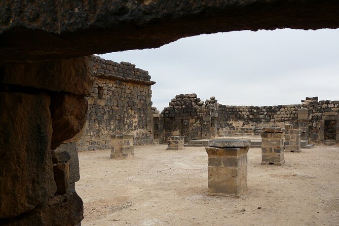 5-Desert Castles of Jordan Full-Day Private Tour from Amman - Qasr al Hallabat, Roman foundations and later changes