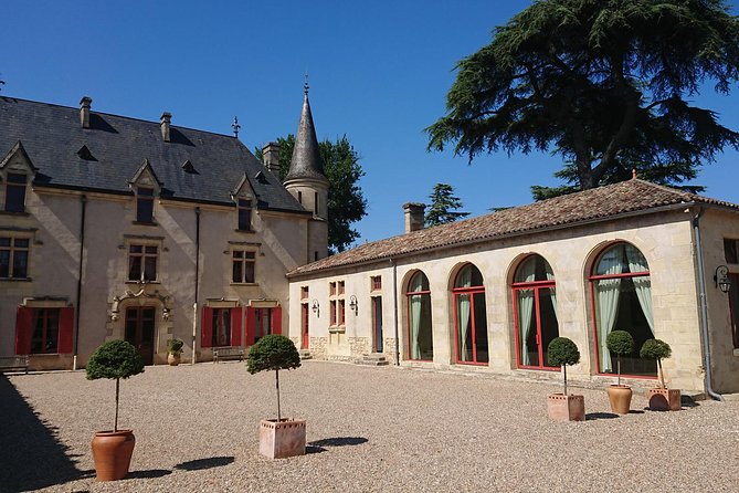 A day in Saint-Émilion and its Châteaux in a private tour (Van Luxe) - La Terrasse Rouge: two hours for lunch and views