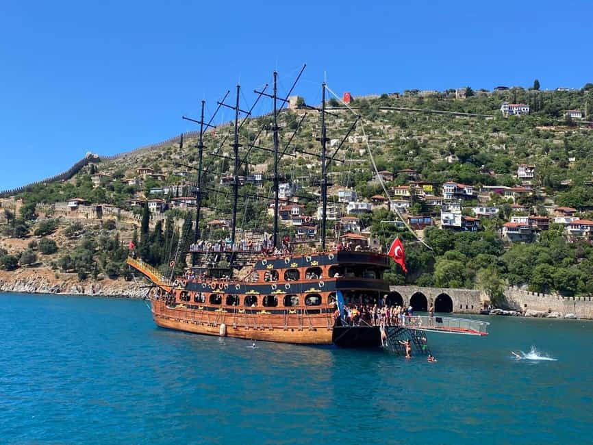 Alanya City, Castle & Boat Tour with Bazaar and Swim Stop - Key points to know before booking