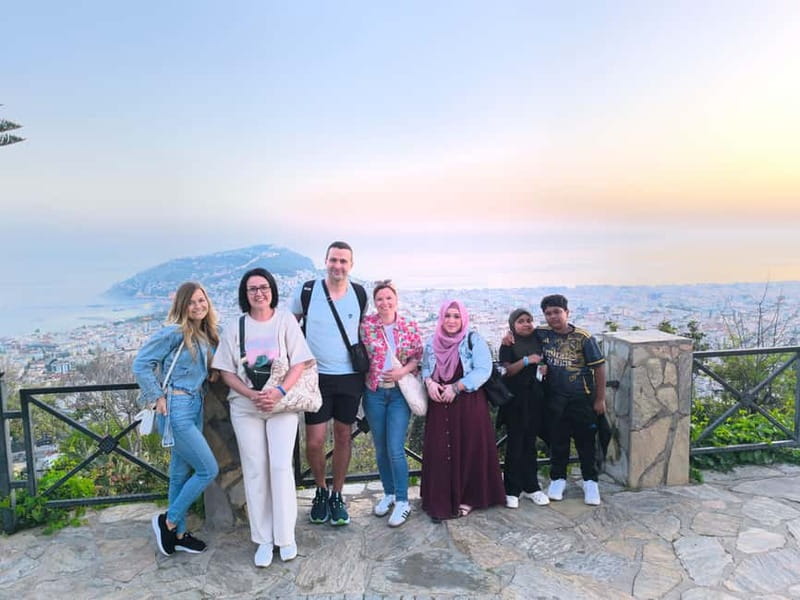 Alanya: Half Day Cable Car, Cave, Terraces&Sunset at Castle - Watching sunset from Alanya Viewpoint