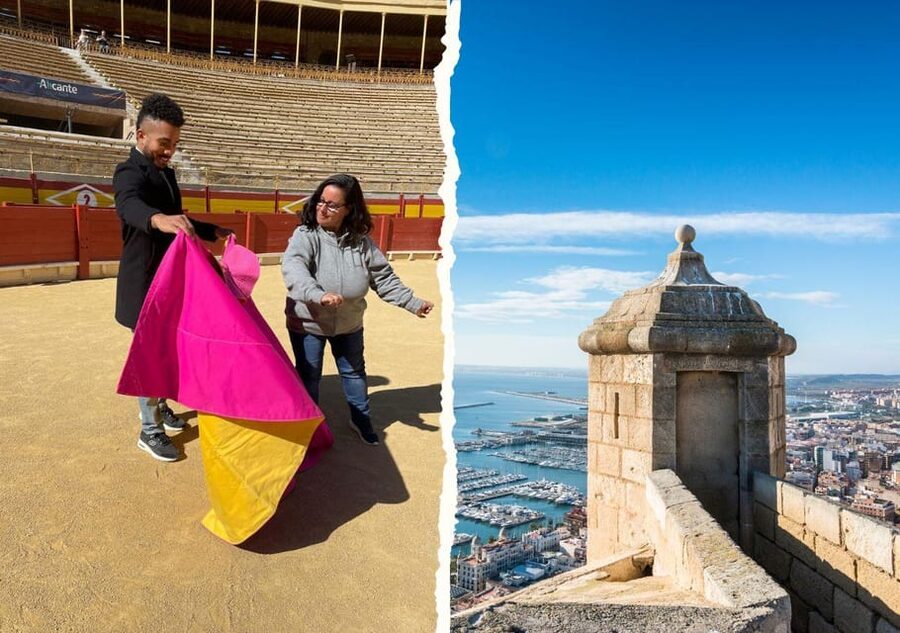 Alicante: Bullring and Castle Guided Tour with Taxi Transfer - Key points to know before booking