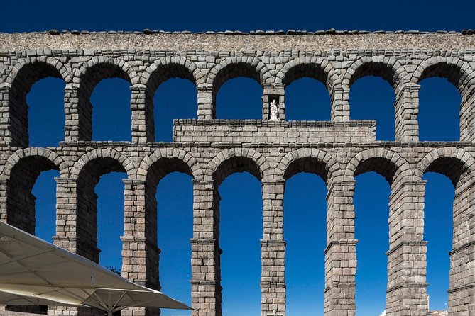 Avila with Walls and Segovia with Alcazar from Madrid - Arriving at Avila Through the Four Posts Viewpoint
