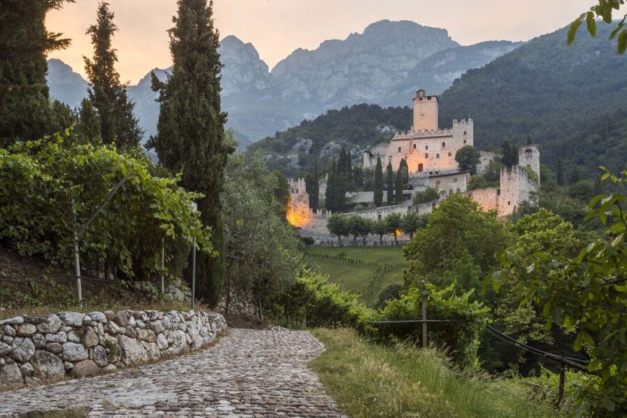 Avio: Avio Castle Entry Ticket - Reaching Avio Castle through vineyards and cypresses
