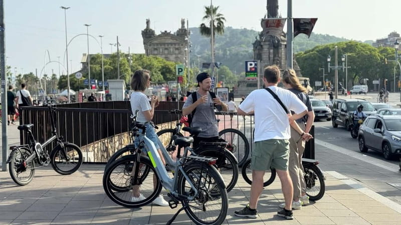 Barcelona: Montjuïc e-bike Adventure with Views and Castle - Mirador de l’Alcalde and the cactus gardens