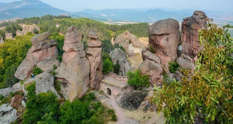 Belogradchik Rocks and Fortress from Sofia - Entering Belogradchik Fortress among the rocks