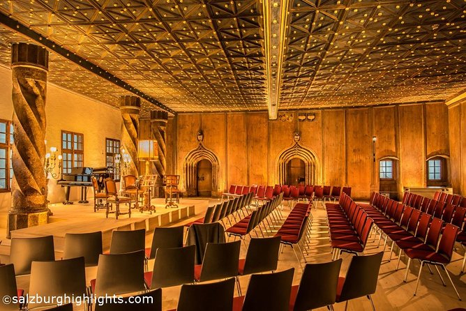 Best of Mozart Concert and Dinner or VIP Dinner at Fortress Hohensalzburg - Reaching Fortress Hohensalzburg after dark