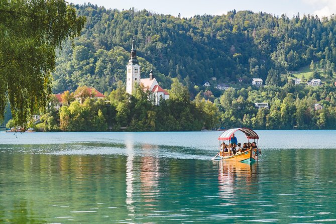 Bled Lake with island and castle - small group - day trip from Ljubljana - The Pletna boat and Bled Island choice