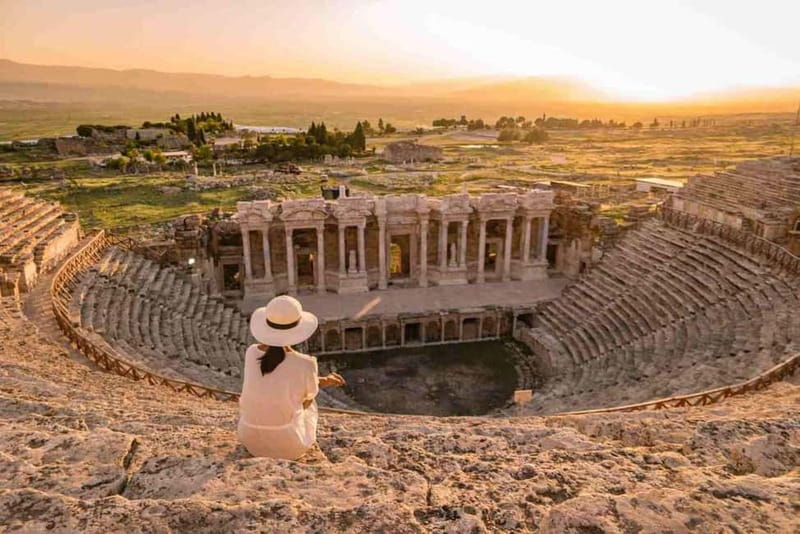 Bodrum:Pamukkale Cotton Castle & Hierapolis Day Trip w/Lunch - Arriving at the white terraces of Pamukkale