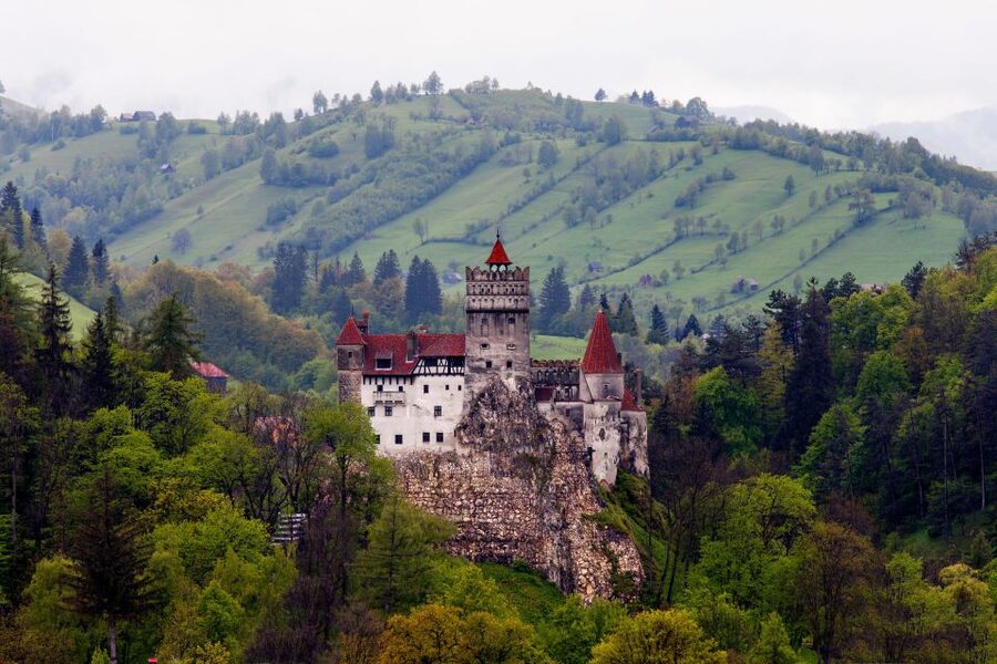 Bran: Guided Castle Tour - The castle entrance and the first look inside