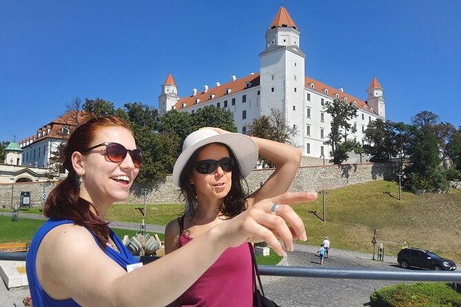 Bratislava City and Castle Private Tour with Minivan - Slavin and the city from Castle Hill