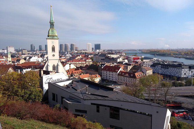 Bratislava walk tour with bonuses and castle 3€ + Tip, kids free - Michael’s Tower and the city’s defensive past