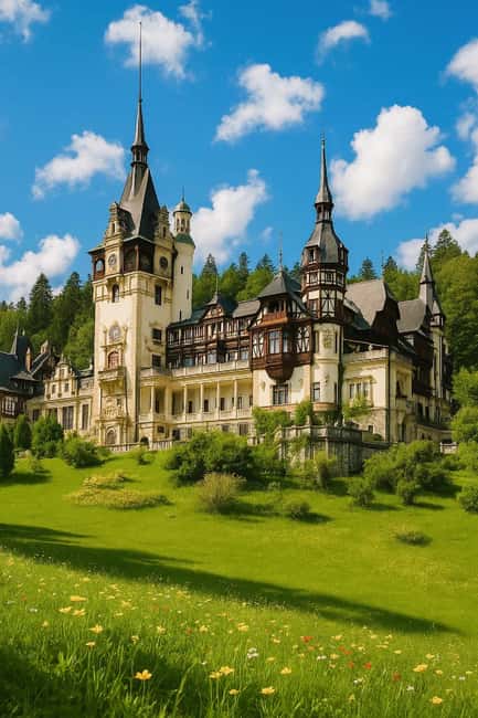Bucharest : Dracula Castle, Peleș Castle & Brașov Day Trip - Peleș Castle: Romania’s elegant royal residence