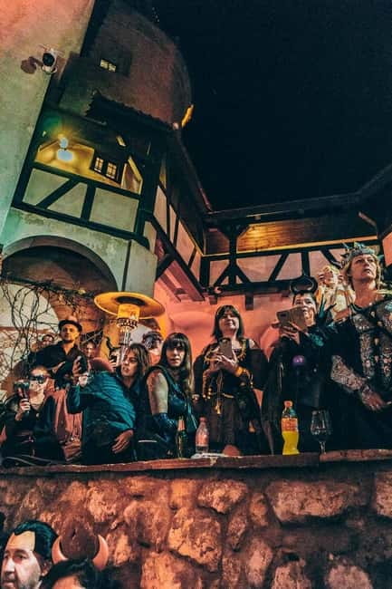 Bucharest: Halloween Party at Bran Castle - Entering Bran Castle in a Halloween setting