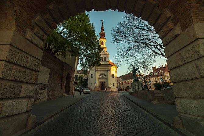 Buda Castle Quarter Walking Tour - The András Hadik statue and the curious cannonballs
