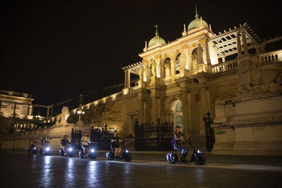 Budapest: Buda Castle E-Scooter Evening Tour - Buda Castle: a first look at the Castle District