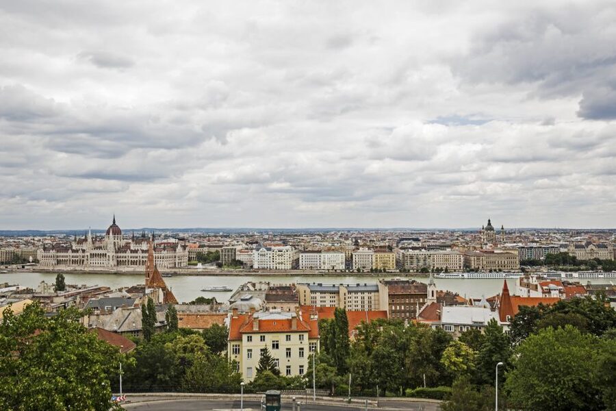 Budapest: Castle District Walk with Matthias Church Entry - The Funicular, Savoyai Terrace, and Royal Palace Courtyards