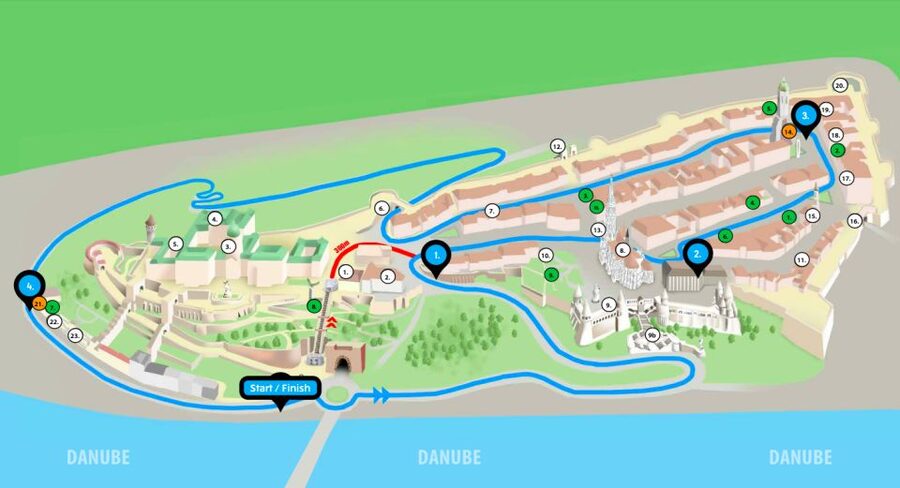 Budapest: Official Buda Castle Electric Hop-On Hop-Off Bus - Starting at Clark Adam Square beside the Chain Bridge