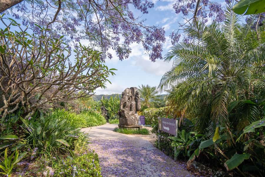 Byron Bay: Crystal Castle & Shambhala Gardens Entry Ticket - Shambhala Gardens combine plants, statues, and reflection
