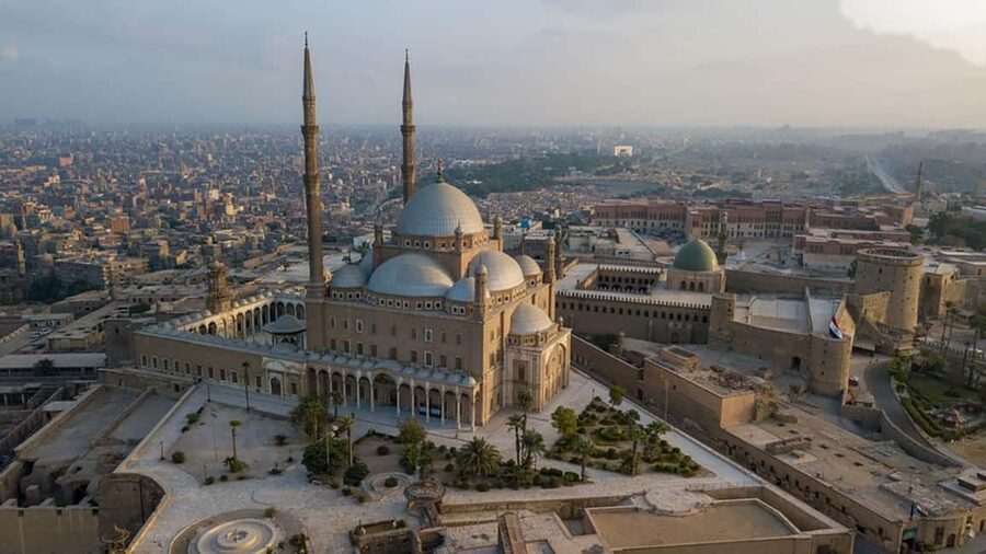 Cairo: Citadel of Salahdin & Mohamed Ali Mosque QR Ticket - The Cairo panorama from the Muqattam Hills