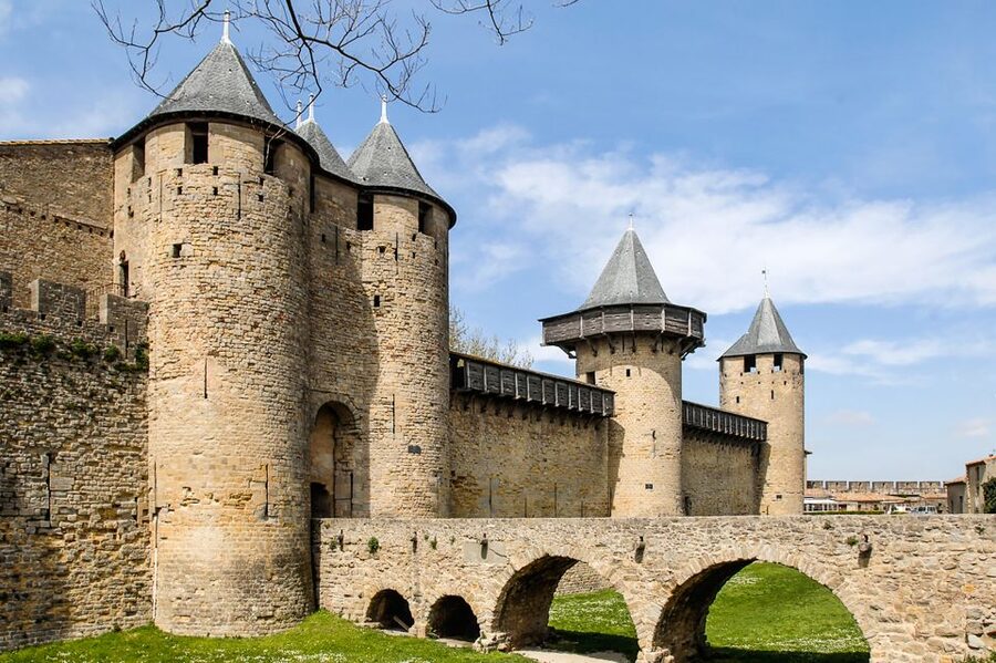 Carcassonne: Castle and Ramparts Entry Ticket - Look for the Bishop’s Tower between both walls