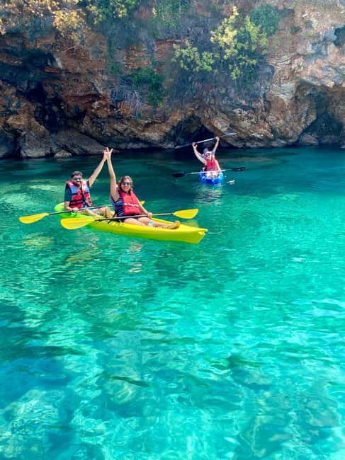 Caves of Porto Palermo: Kayak/SUP Tour with Castle Sea View - The first paddle: caves, cliffs, and quiet corners