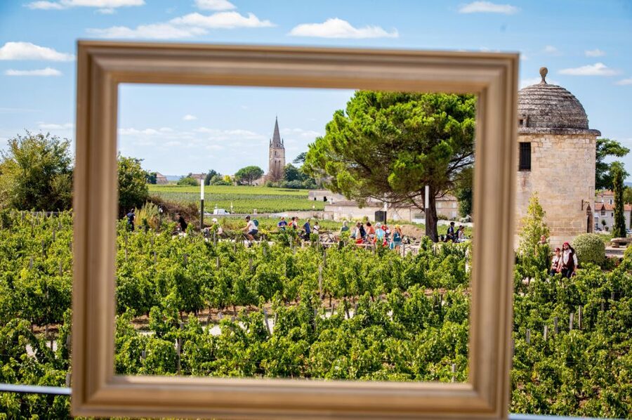Château Balestard La Tonnelle : The "Origins" tour - The 400-square-meter terrace tasting