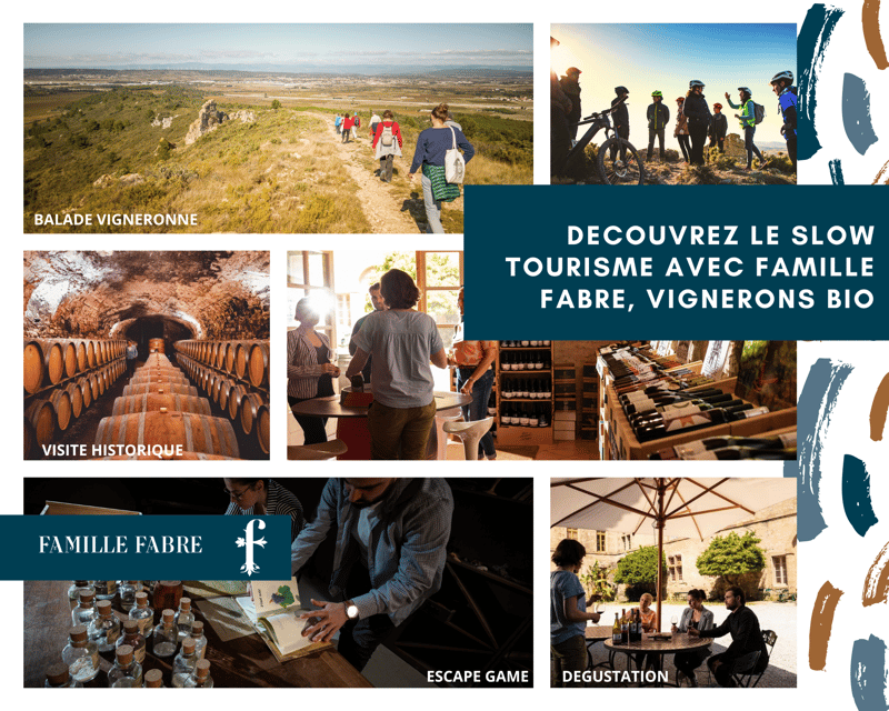 Château de Luc: Unique visit and wine tasting - Tasting organic wines in the old stable