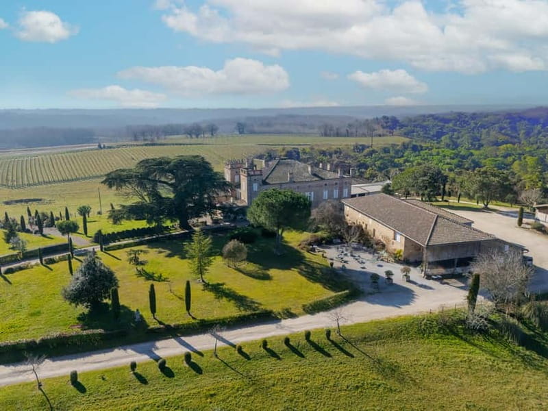 Château de Terride: tour of the wine cellar & wine tasting - Languages, access, and timing