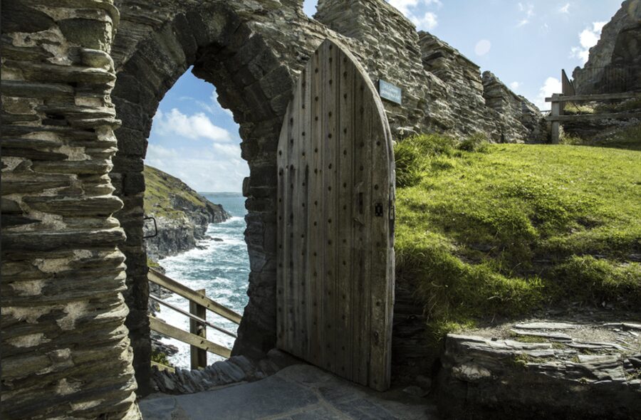 Cornwall: Tintagel Castle Entry Ticket - Descending to Merlin’s Cave and the beach