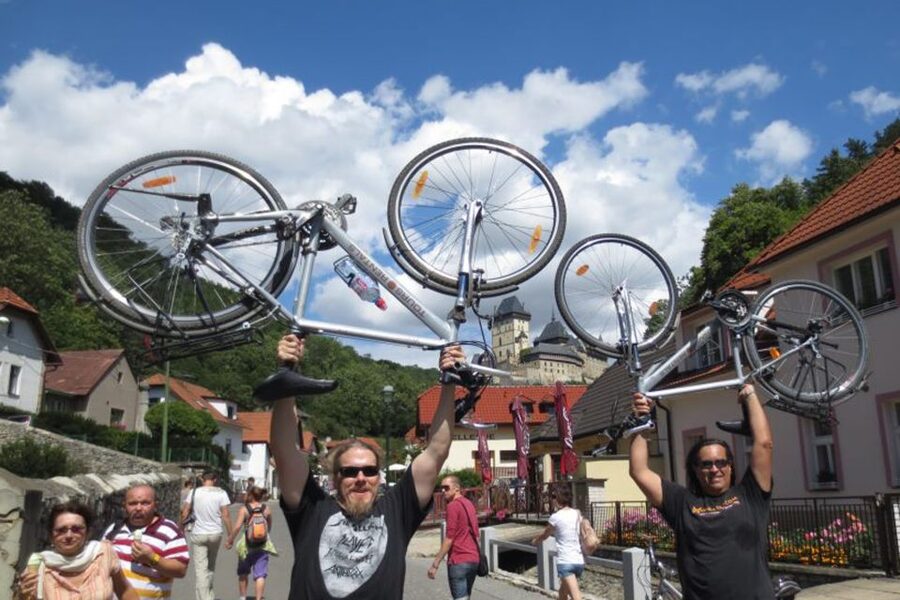 Countryside Bike Tour From Prague To Karlstejn Castle - Guides, group size, and the feel of the day