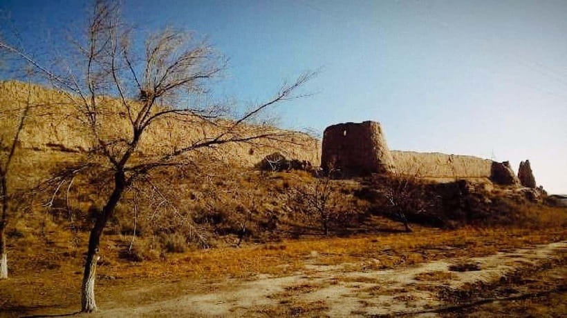 Daytrip from Khiva to Five Ancient Fortresses - Kavat-Kala, the hardest site to picture