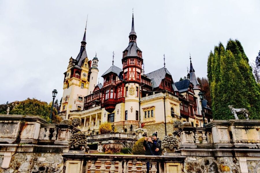Discover Europe's Deepest Mines & Peles Castle's Royal Charm - Entering Peleș Castle in Sinaia