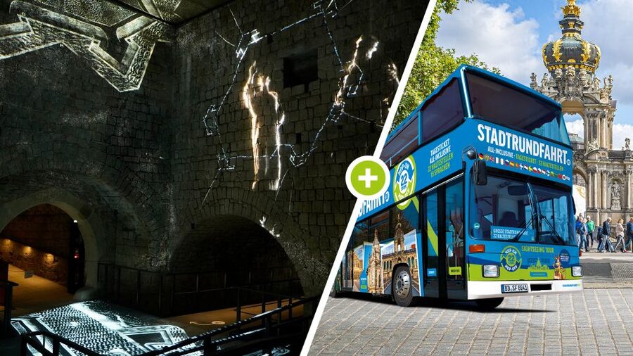 Dresden: 1-Day Hop-On Hop-Off Bus & Fortress Xperience - Use the 22-stop bus as your city introduction