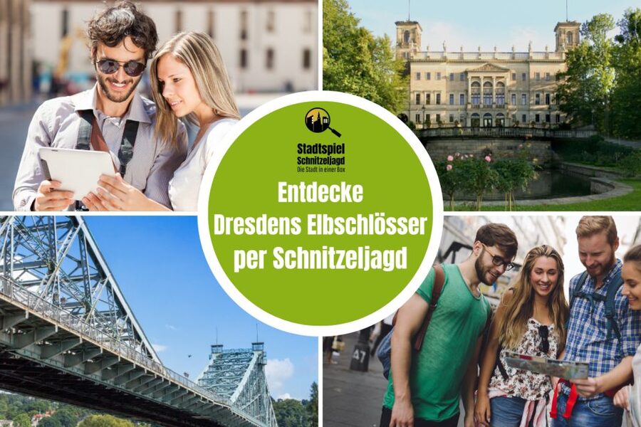 Dresden: Scavenger Hunt to Elbe River & Castles - Albrechtsberg Castle and its Roman baths