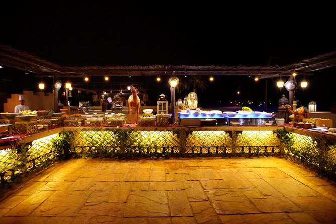 Dubai: Luxury Desert Fortress Dinner, Camel Ride & Live Shows - Belly dancing, tanoura, and the fire show