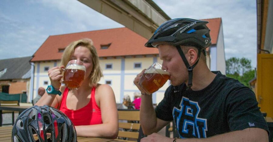 E-Bike Day Trip: Visit a Roman Castle and Taste Craft Beer - Starting outside Prague instead of inside the traffic