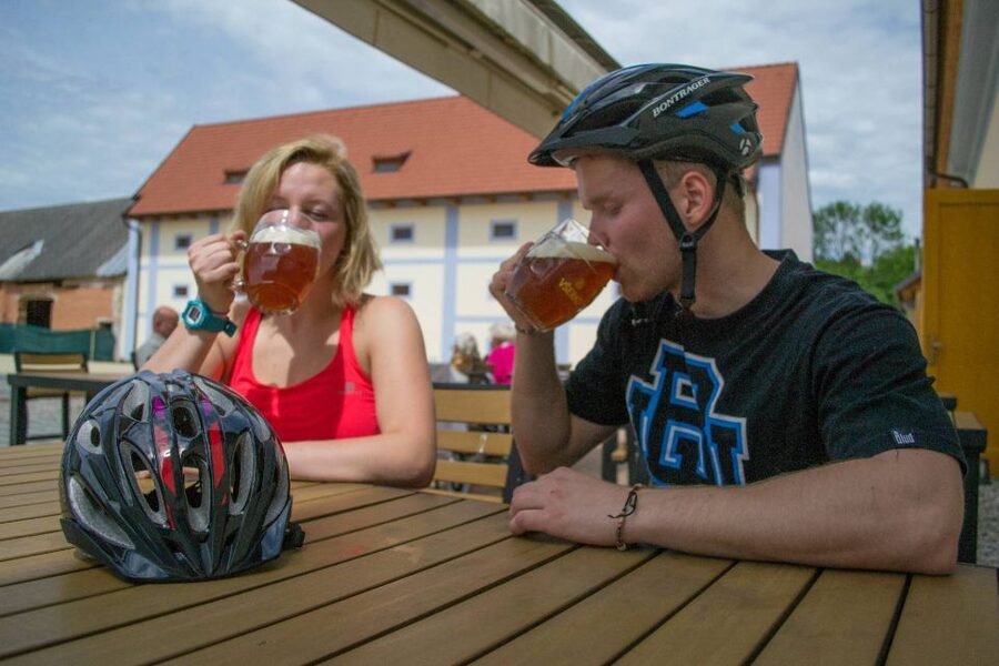 E-Bike Day Trip: Visit a Roman Castle and Taste Craft Beer - River paths and the quieter side of Bohemia