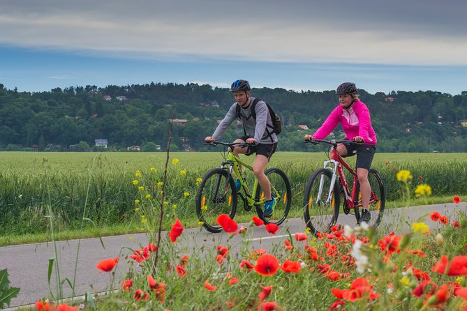 E-Bike Full-Day Trip From Prague: The Mighty Karlstejn Castle - The 30-kilometer route along rivers and fields