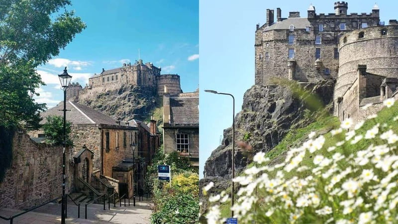 Edinburgh: Edinburgh Castle Guided History Tour with Tickets - Western Panorama and the best castle views