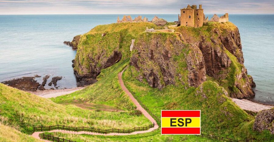 Edinburgh: St Andrews, Dunnottar Castle & Falkland Tour - Spanish guidance and the tone of the day