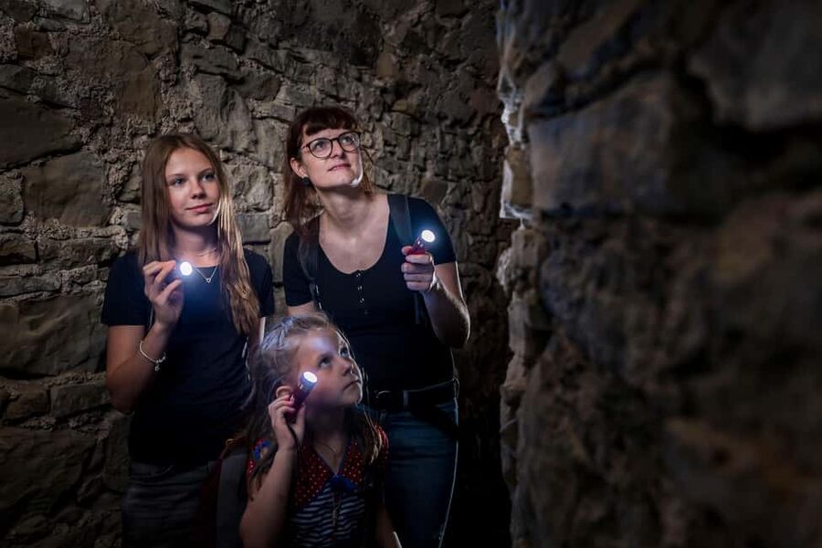 Erfurt: Flashlight tour of the petersberg citadel - Beginning at the visitor center inside the citadel