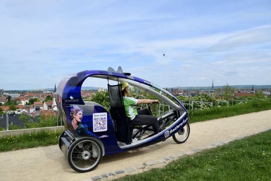 Erfurt: Guided Petersberg Citadel Tour by E-Rickshaw - First Look Over Erfurt from the Fortress Walls