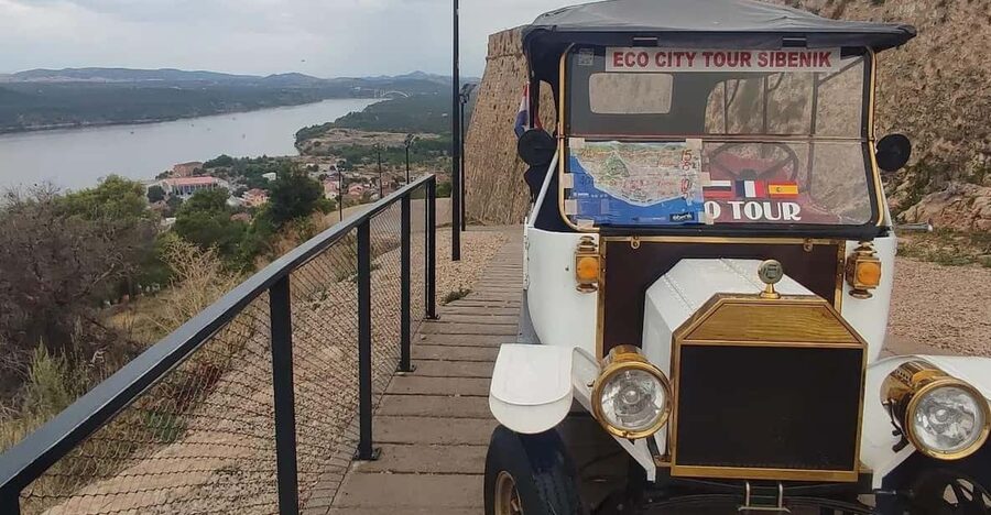 Fortresses Sightseeing - Eco City Tour Šibenik - The Retro E-Car Is Part Of The Experience