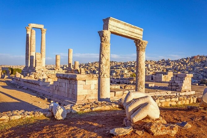 From Amman: Full-Day tour Amman city tour and desert castles - The Roman Theatre, 30 minutes in Amman’s ancient heart