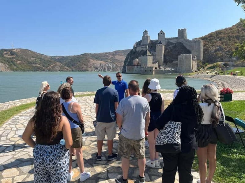 From Belgrade: Golubac Fortress and Iron Gate Gorge Tour - Golubac Fortress beside the river