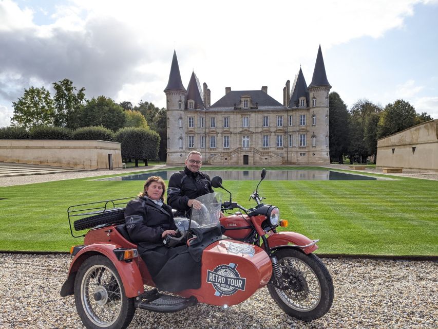 From Bordeaux: Médoc Vineyard and Chateau Tour by Sidecar - FAQ