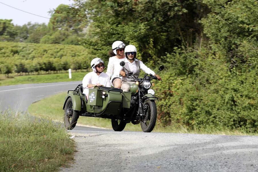From Bordeaux: Médoc Vineyard and Chateau Tour by Sidecar - Riding through Médoc for 45 minutes