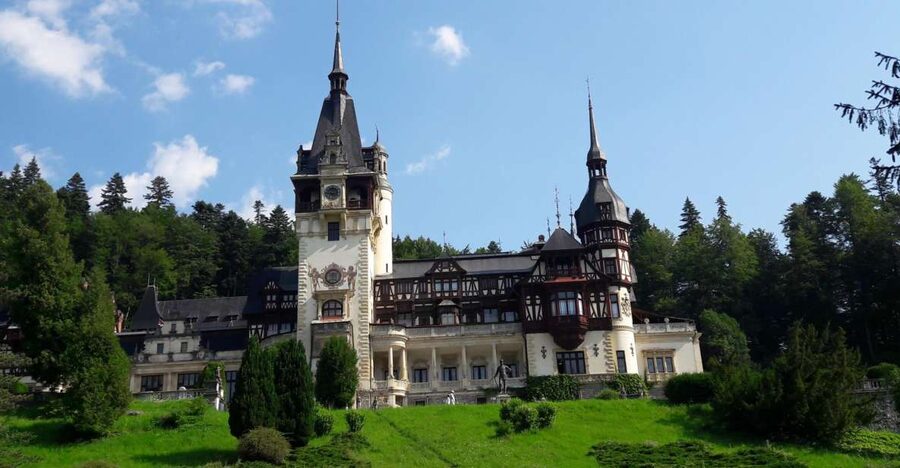 From Brasov: Peles Castle, Bran Castle & Cantacuzino Castle - Leaving Brasov in a Mercedes van